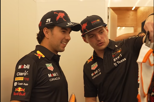 Red Bull sorprende a 'Checo' Pérez con un Baby Shower y Max Verstappen lo llena de regalos 