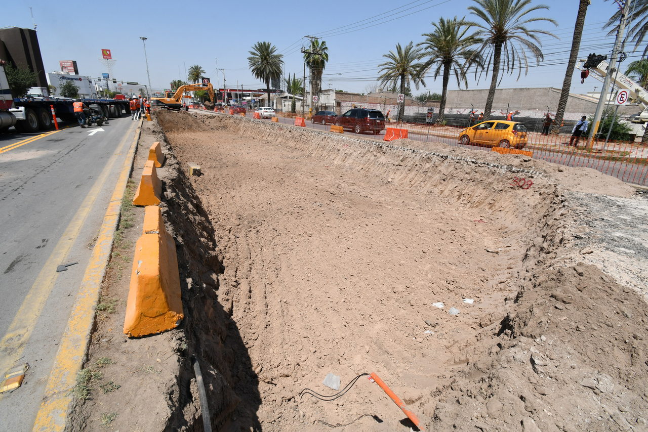 Acuerdan ordenamiento vial por obras del SV4C en Torreón