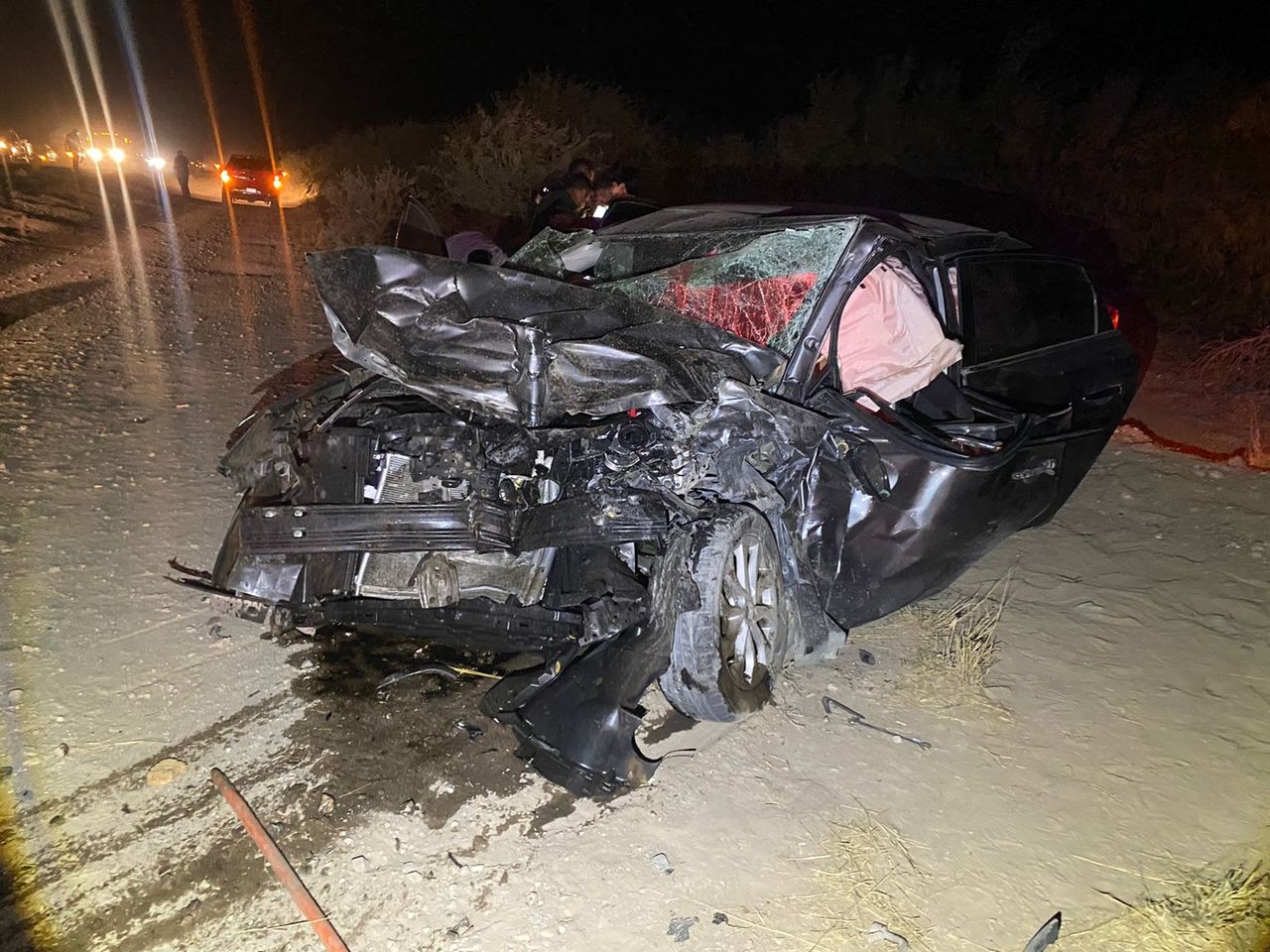 Percance vial deja seis lesionados en la carretera Matamoros - Saltillo