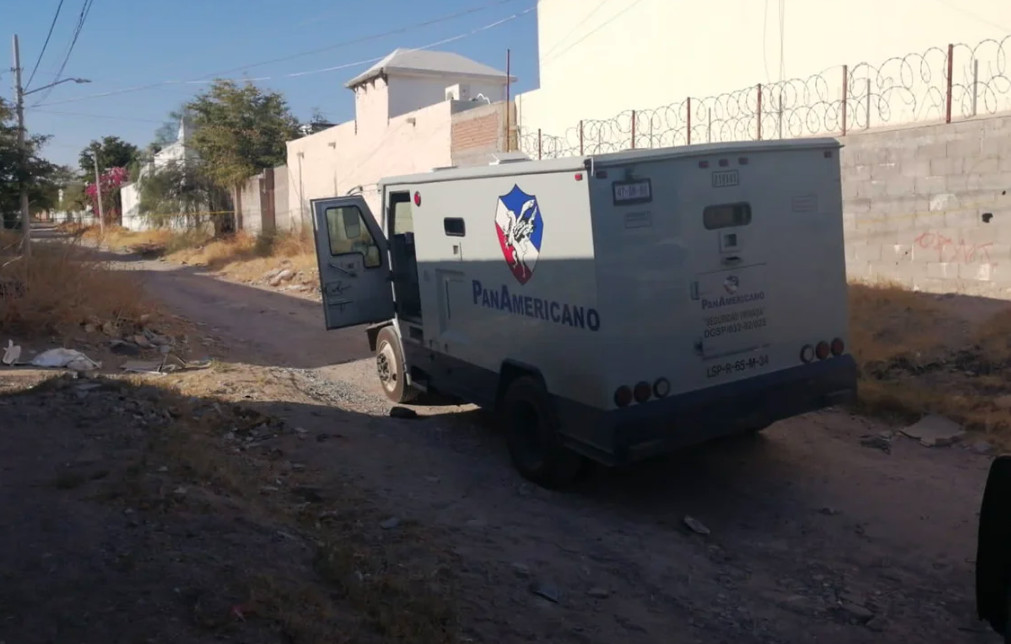 Despojan a custodio del vehículo de traslado de valores en Sonora
