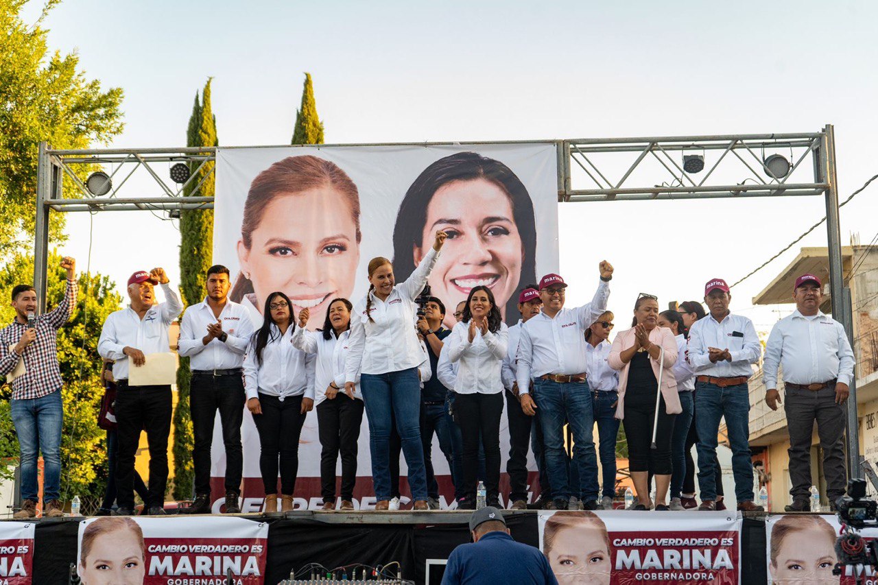 Apoyan a candidatas de Morena en Peñón Blanco