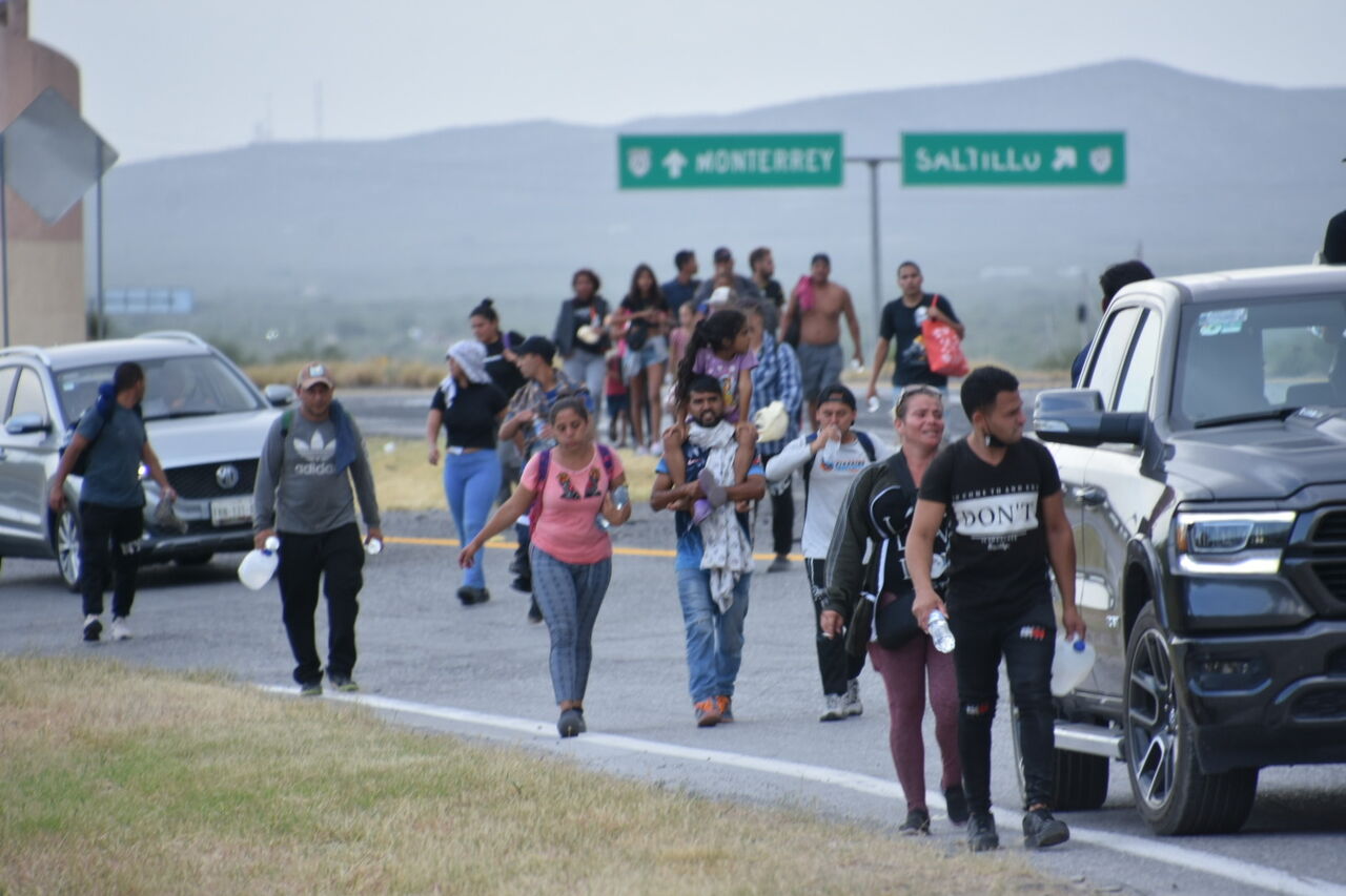 Sin denuncias por delitos contra migrantes tras arribo de caravana a Coahuila