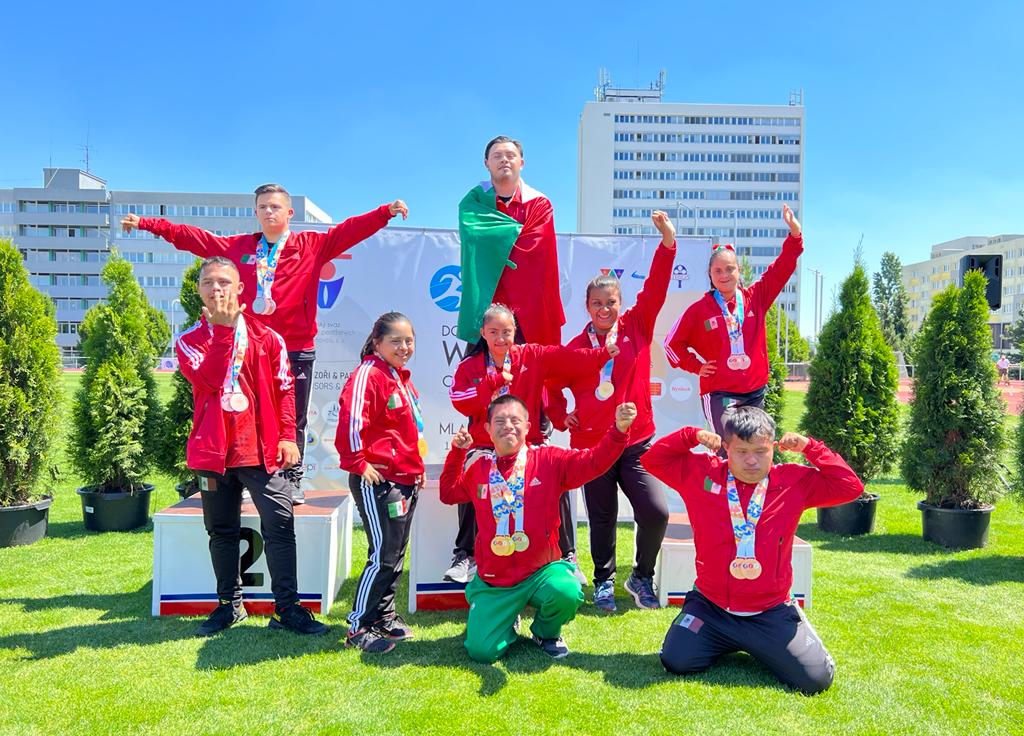 Con 20 medallas y tres récords, México brilla en Mundial de Síndrome de Down
