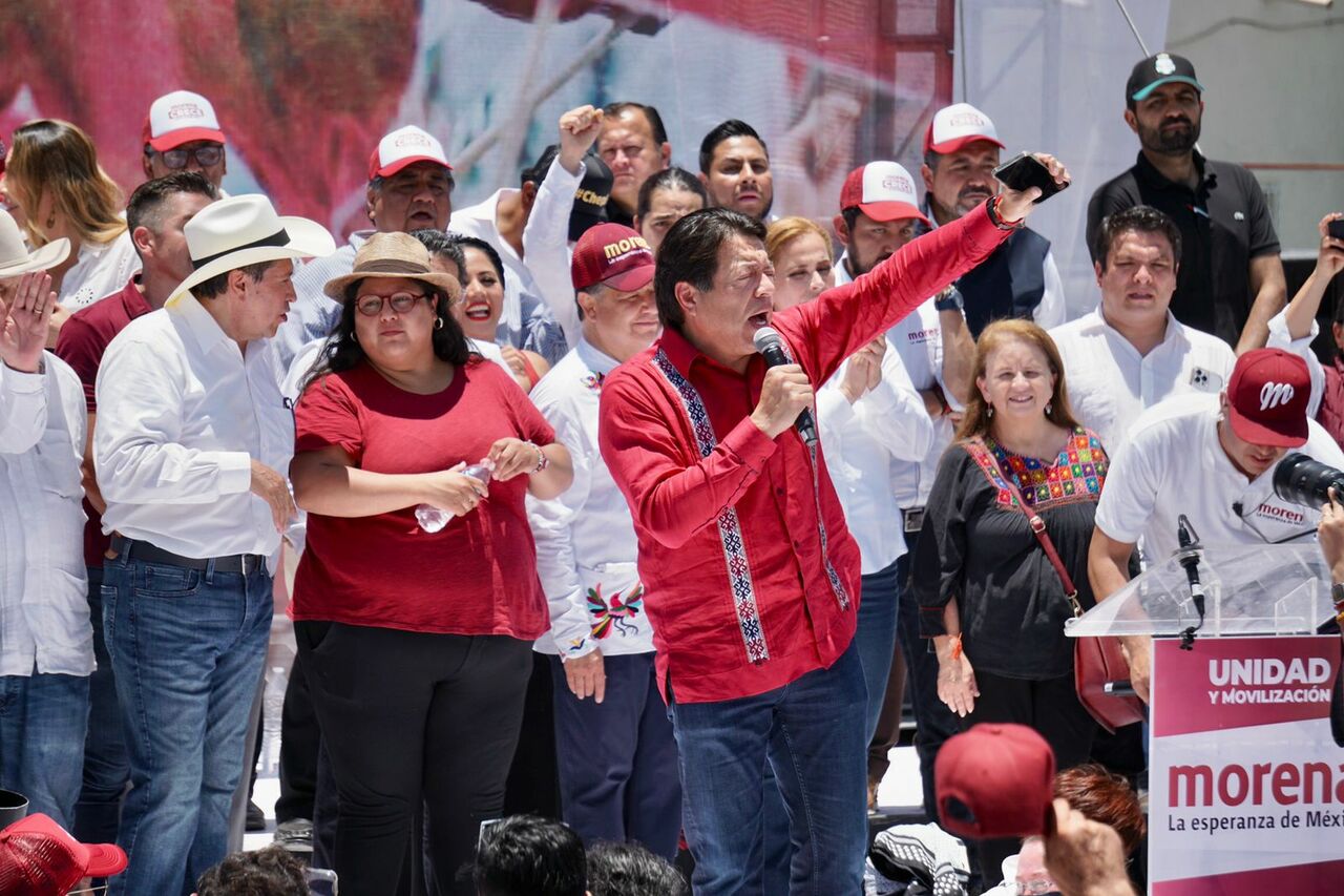 'Iremos en unidad', dicen 'corcholatas' de Morena en Asamblea en Madero