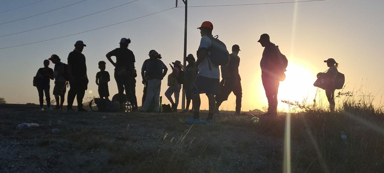 Ausente, CNDH en caravana de migrantes en Coahuila 