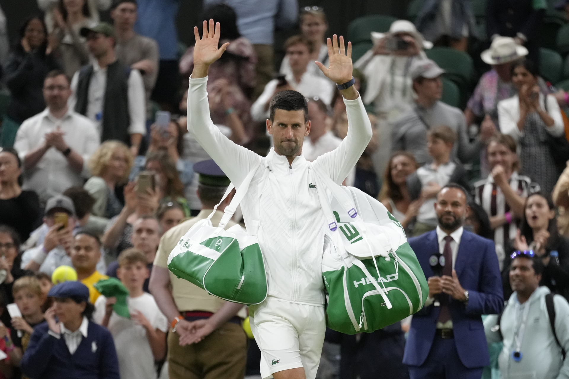Novak Djokovic continúa con su marcha en Wimbledon . Noticias en tiempo real