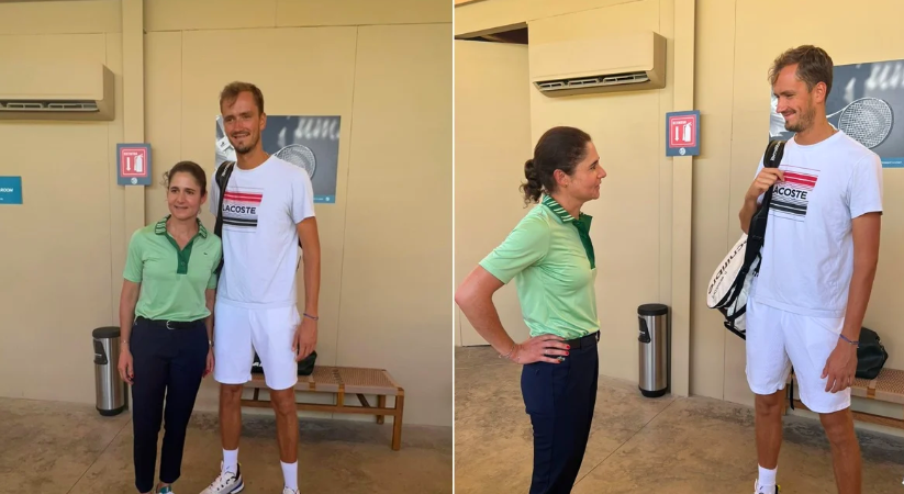 Daniil Medvedev y Lorena Ochoa se conocen en el Abierto de Los Cabos. Noticias en tiempo real