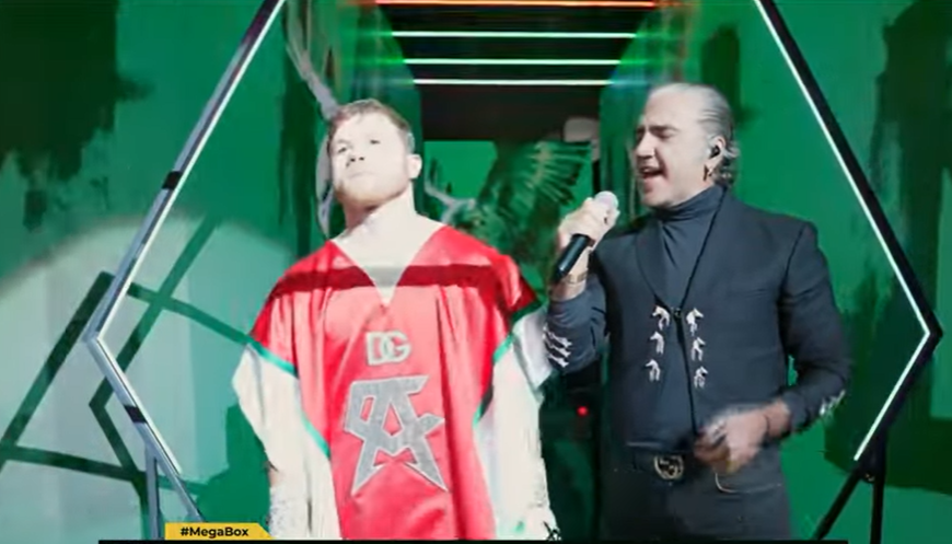 VIDEO: Alejandro Fernández canta México Lindo y Querido en espectacular entrada del \'Canelo\'. Noticias en tiempo real