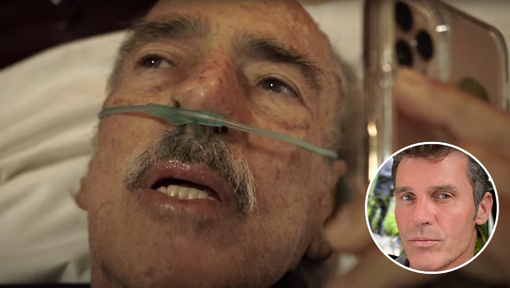\'Ya cállate la pu... boca\': Andrés García reaparece con oxígeno para contestarle a su hijo . Noticias en tiempo real