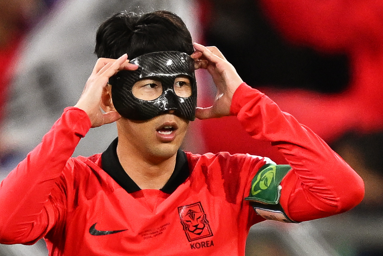 ¿Por qué razón Son Heung-min utiliza una mascara para jugar en Qatar 2022?. Noticias en tiempo real