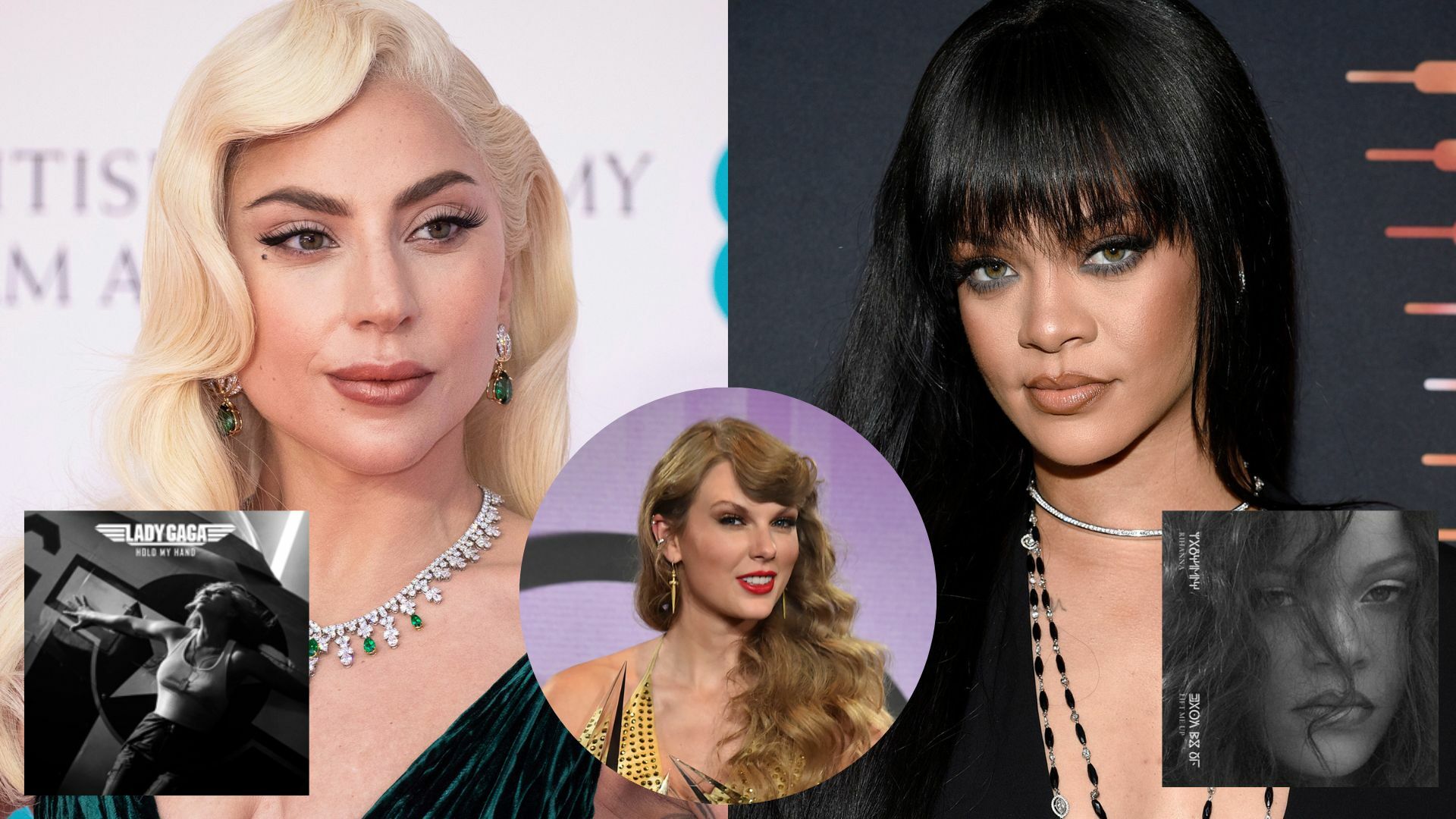 Lady Gaga y Rihanna compiten por la mejor canción original y dejan fuera a Taylor Swift en los Oscar. Noticias en tiempo real