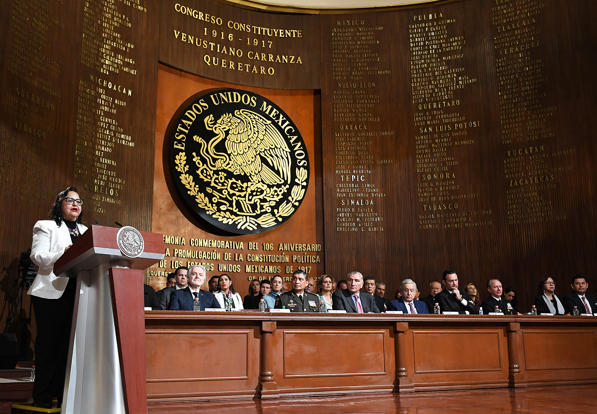 Discurso Ministra Norma Piña 106 Aniversario Constitución