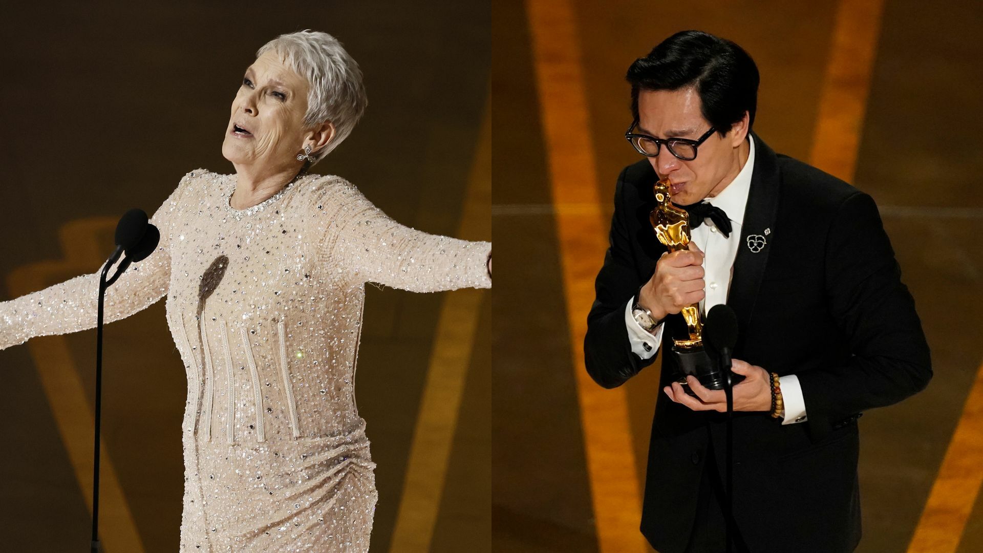 Ke Huy Quan y Jamie Lee Curtis, mejores actores de reparto en los Oscar por Everything Everywhere. Noticias en tiempo real