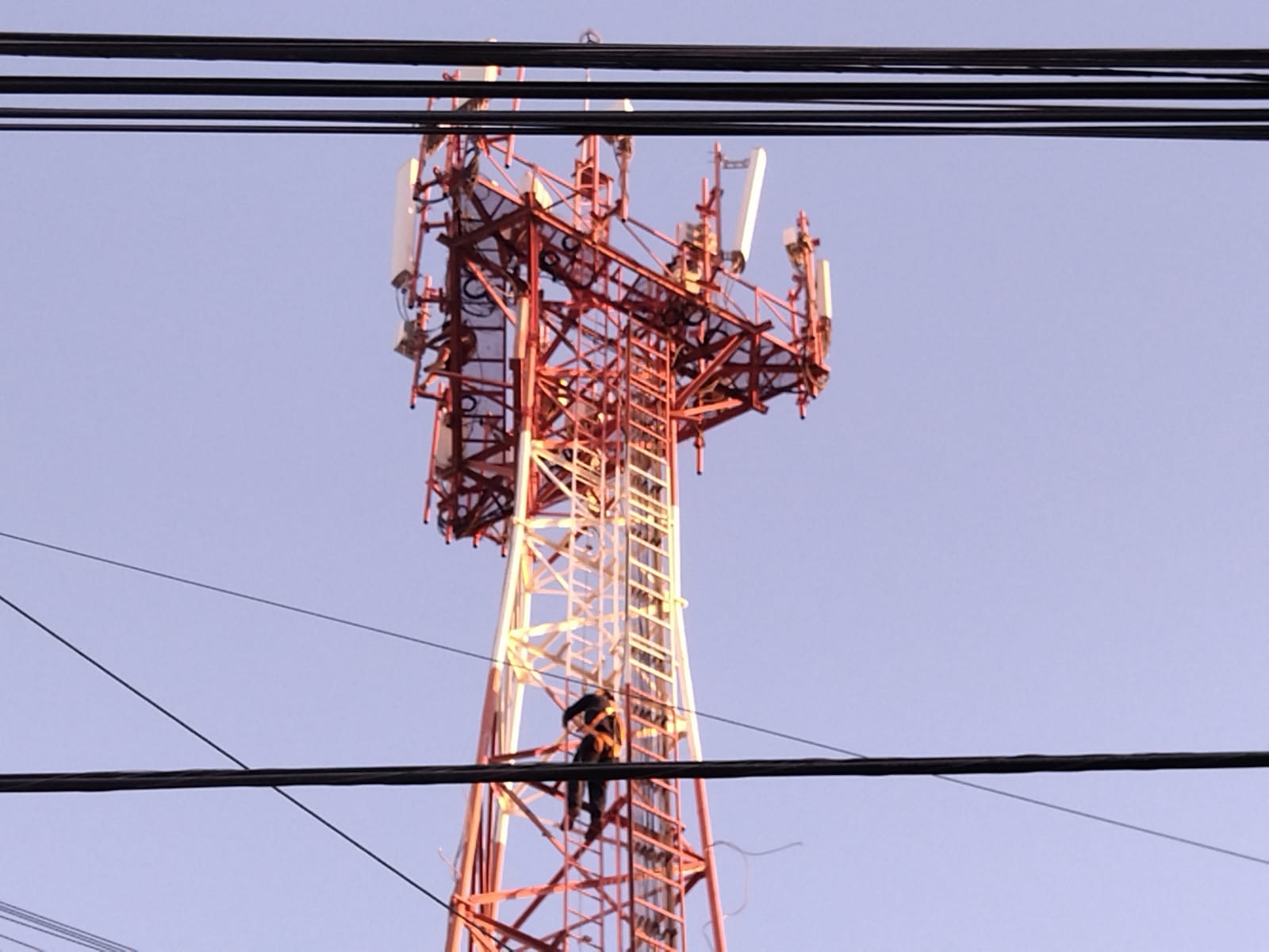 Por cuarta ocasión, joven mujer sube a antena telefónica en Torreón y amenaza con lanzarse. Noticias en tiempo real