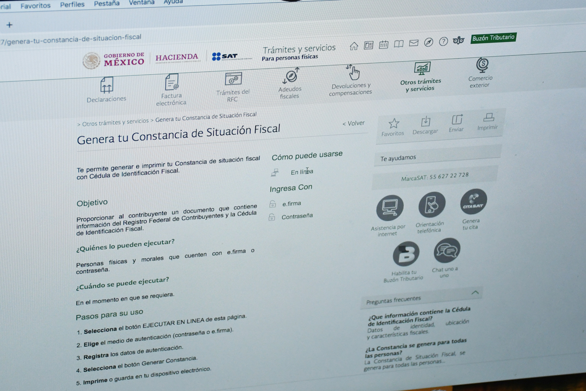 Te decimos cómo puedes obtener tu Constancia de Situación Fiscal en el SAT. Noticias en tiempo real