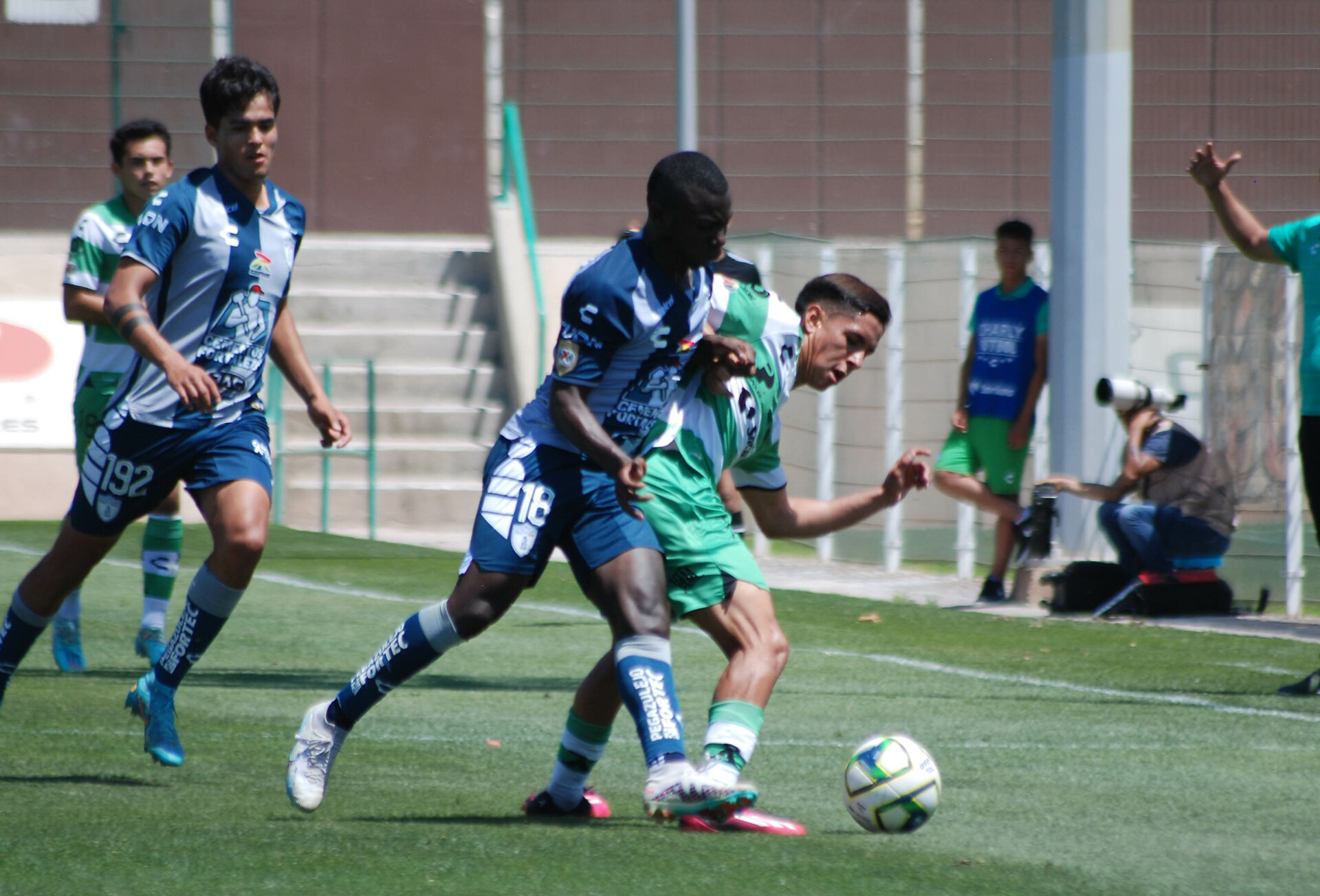 Con Cecilio Domínguez en la cancha, la Sub-20 de Santos cae ante Pachuca. Noticias en tiempo real