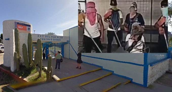 Vestidos de sicarios, estudiantes simulan ejecución en escuela de Sonora. Noticias en tiempo real