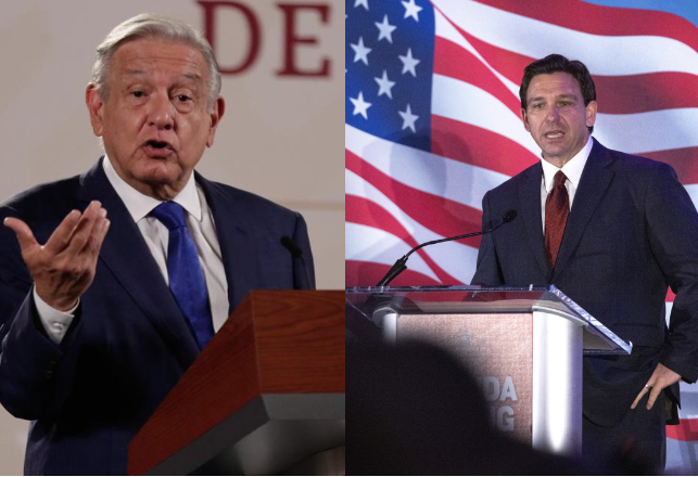 López Obrador llama a hispanos a que no voten por Ron DeSantis. Noticias en tiempo real