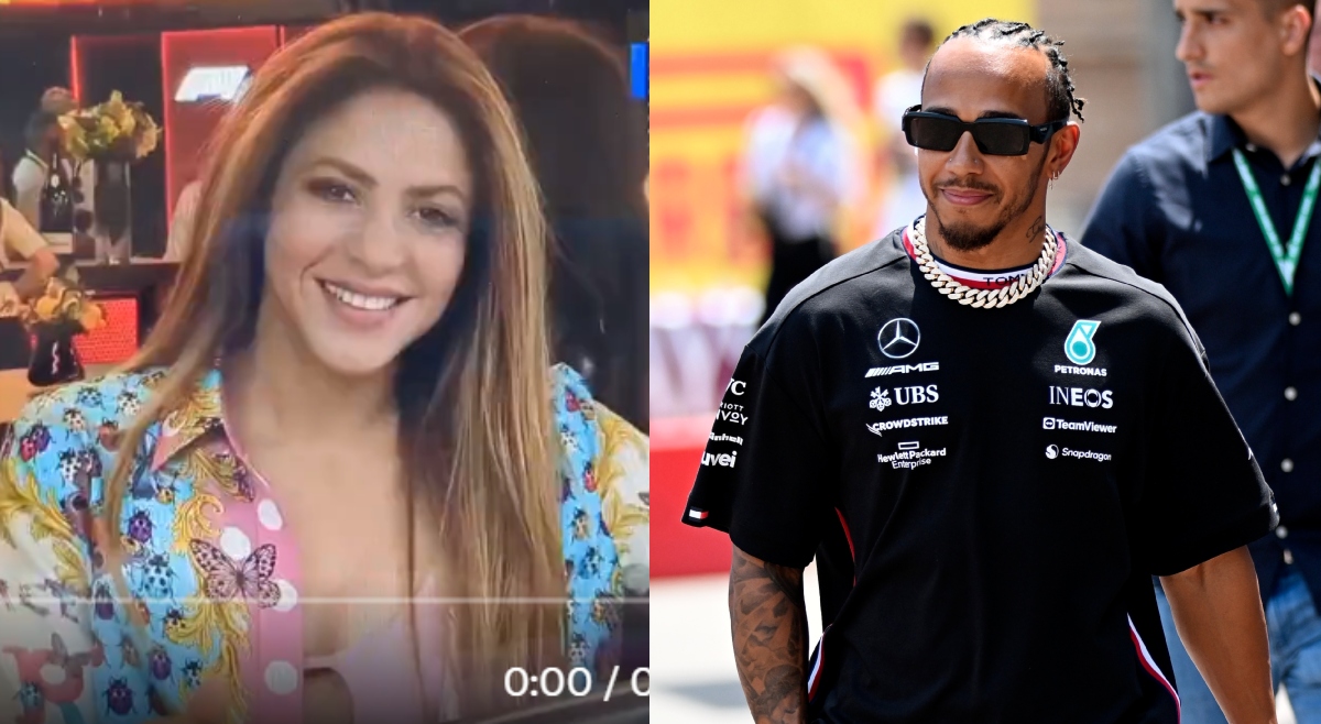 Shakira asiste al Gran Premio de España ¿para apoyar a Lewis Hamilton? . Noticias en tiempo real