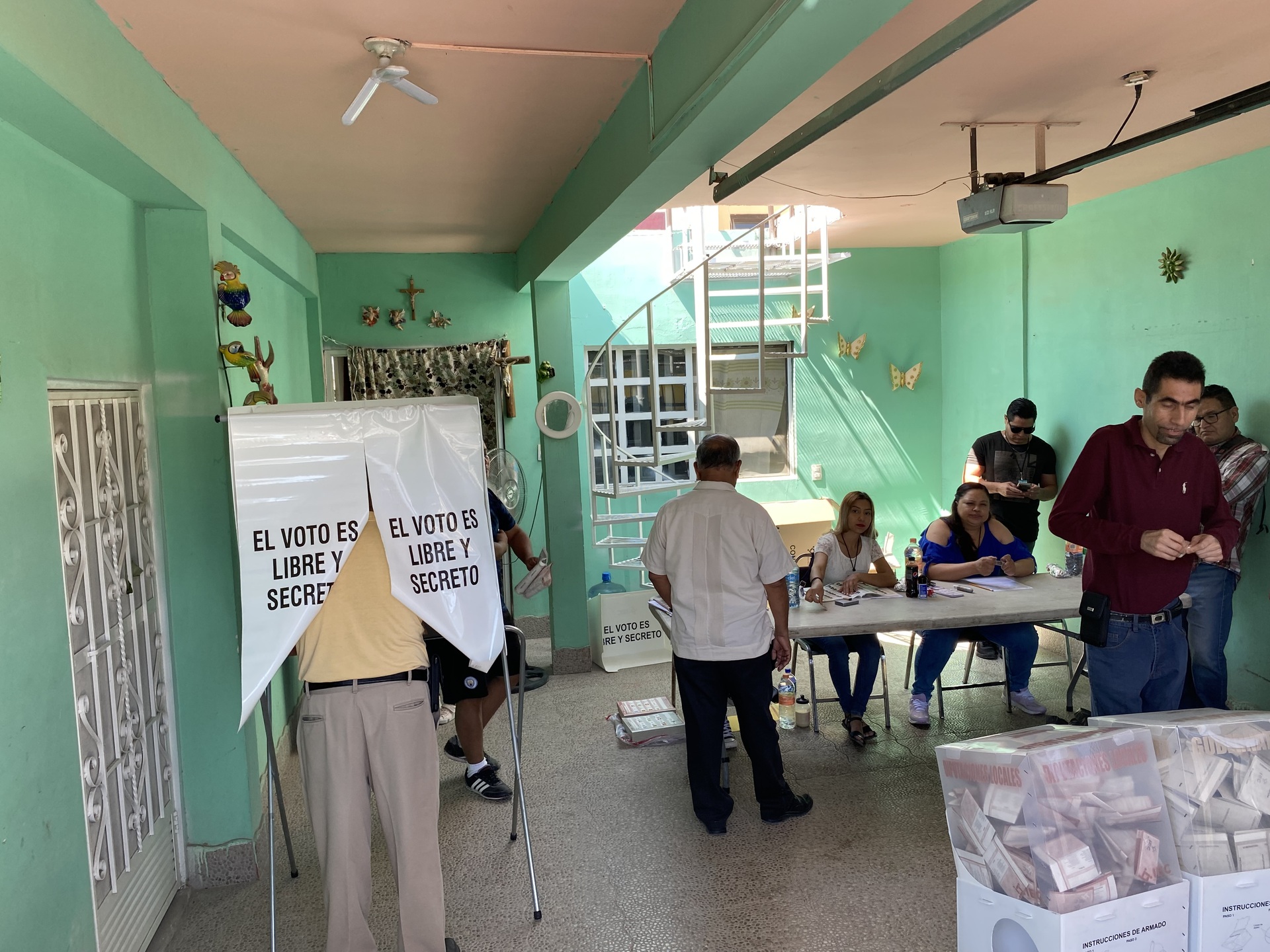 Se vive tranquila jornada electoral en Matamoros . Noticias en tiempo real
