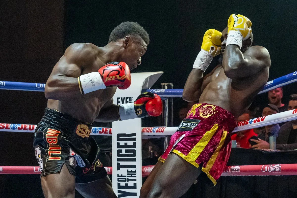 Christian Mbilli noquea a Demond Nicholson en el cuarto round. Noticias en tiempo real