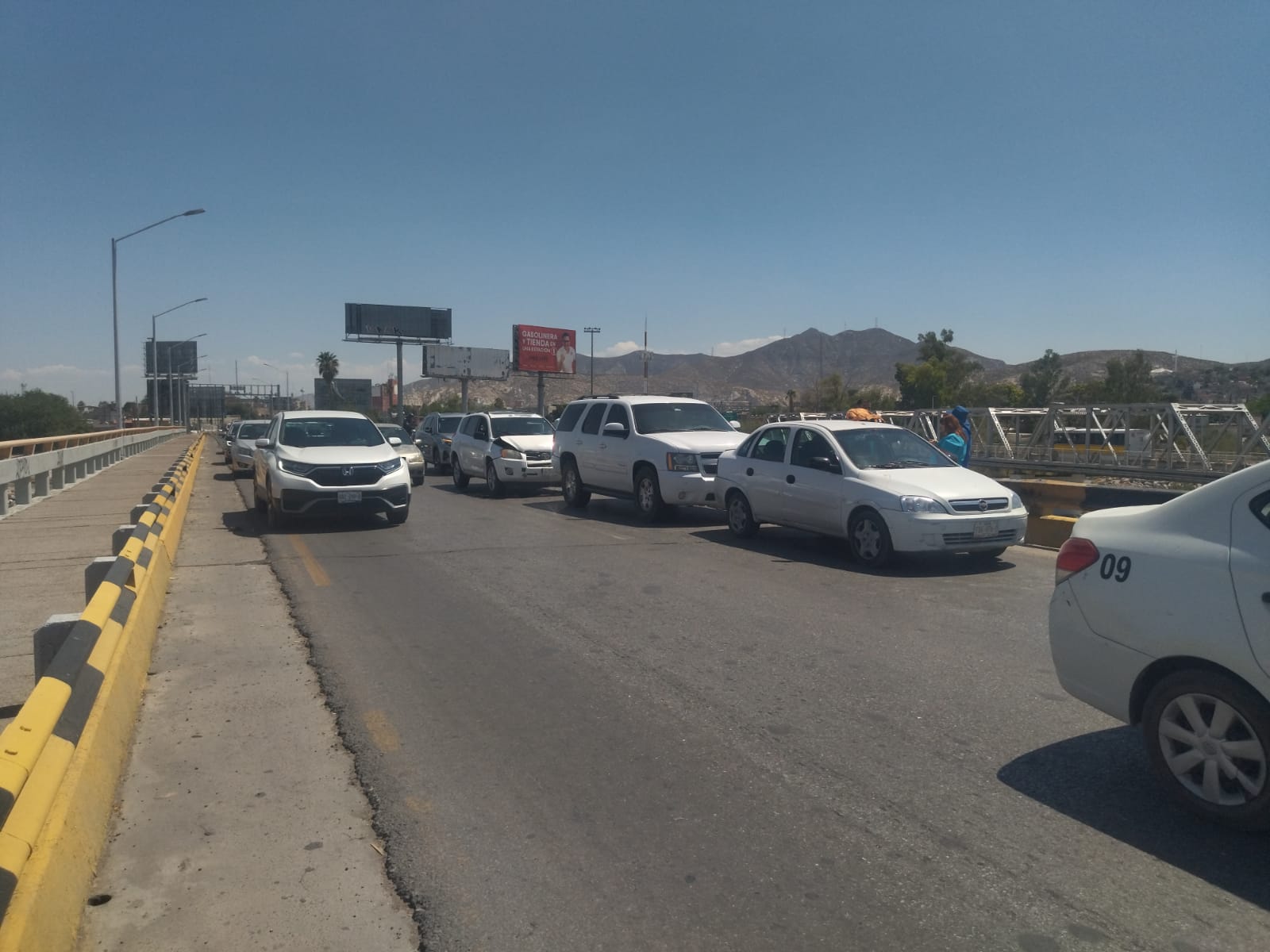 Se registra choque múltiple en los límites de Torreón y Gómez Palacio. Noticias en tiempo real