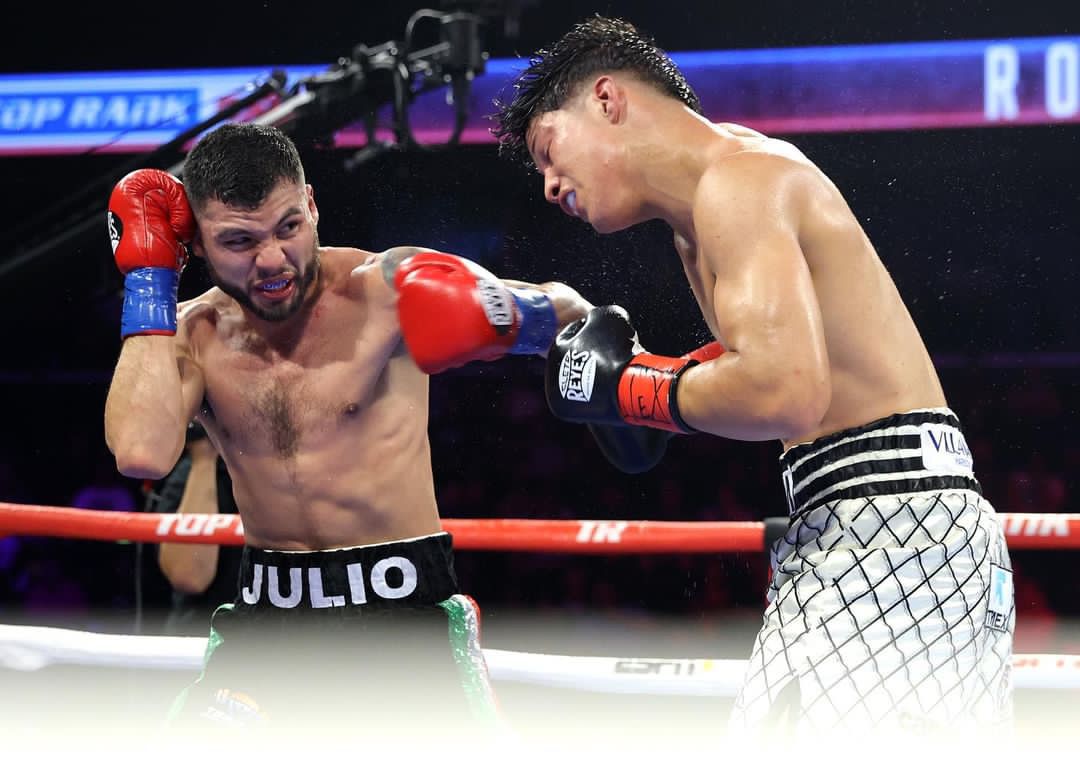 Triunfa el lagunero Julio \'Canelito\' Luna y gana cinturón Welter WBC USNBC. Noticias en tiempo real