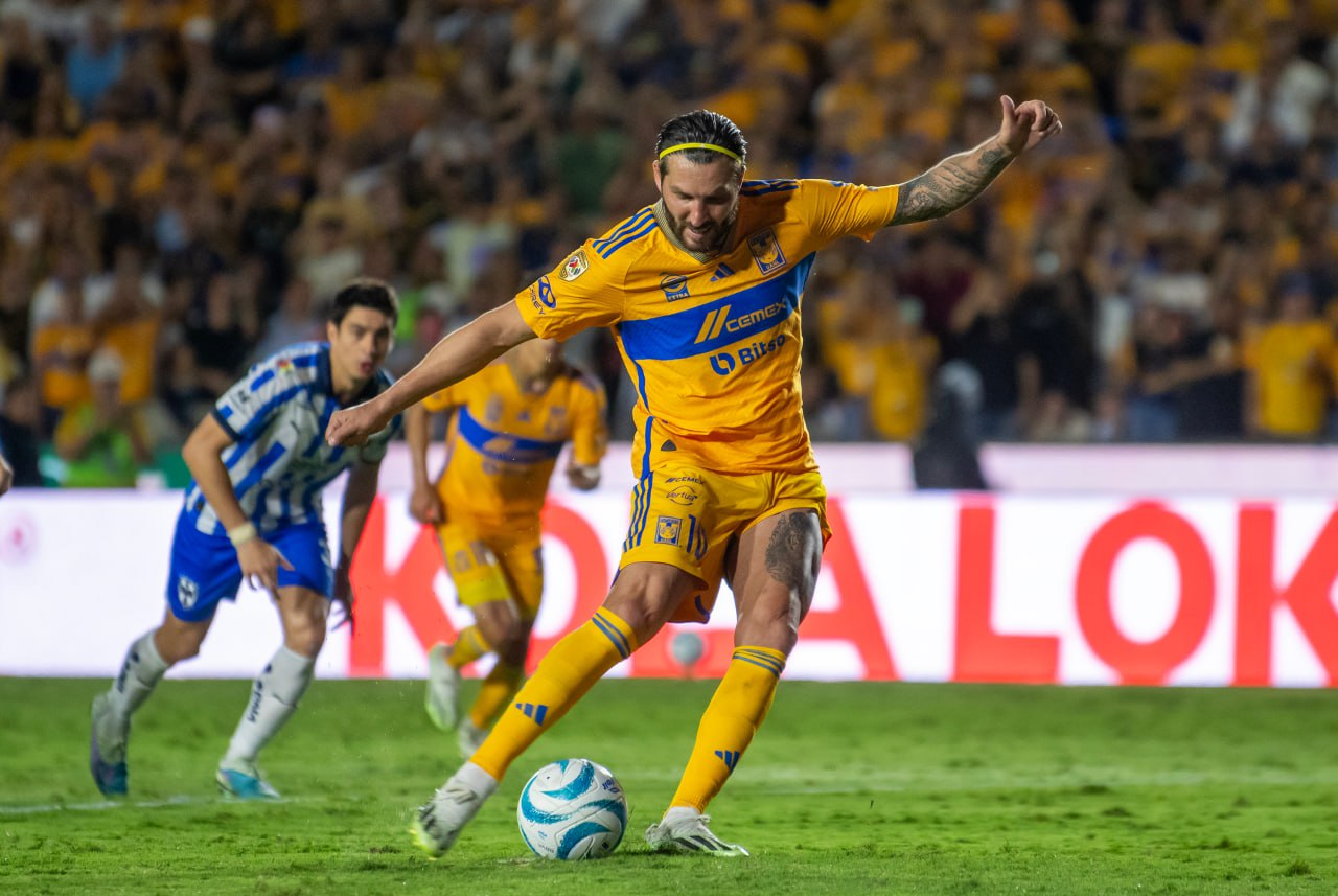 André-Pierre Gignac, pieza clave de la victoria de Tigres sobre Rayados . Noticias en tiempo real