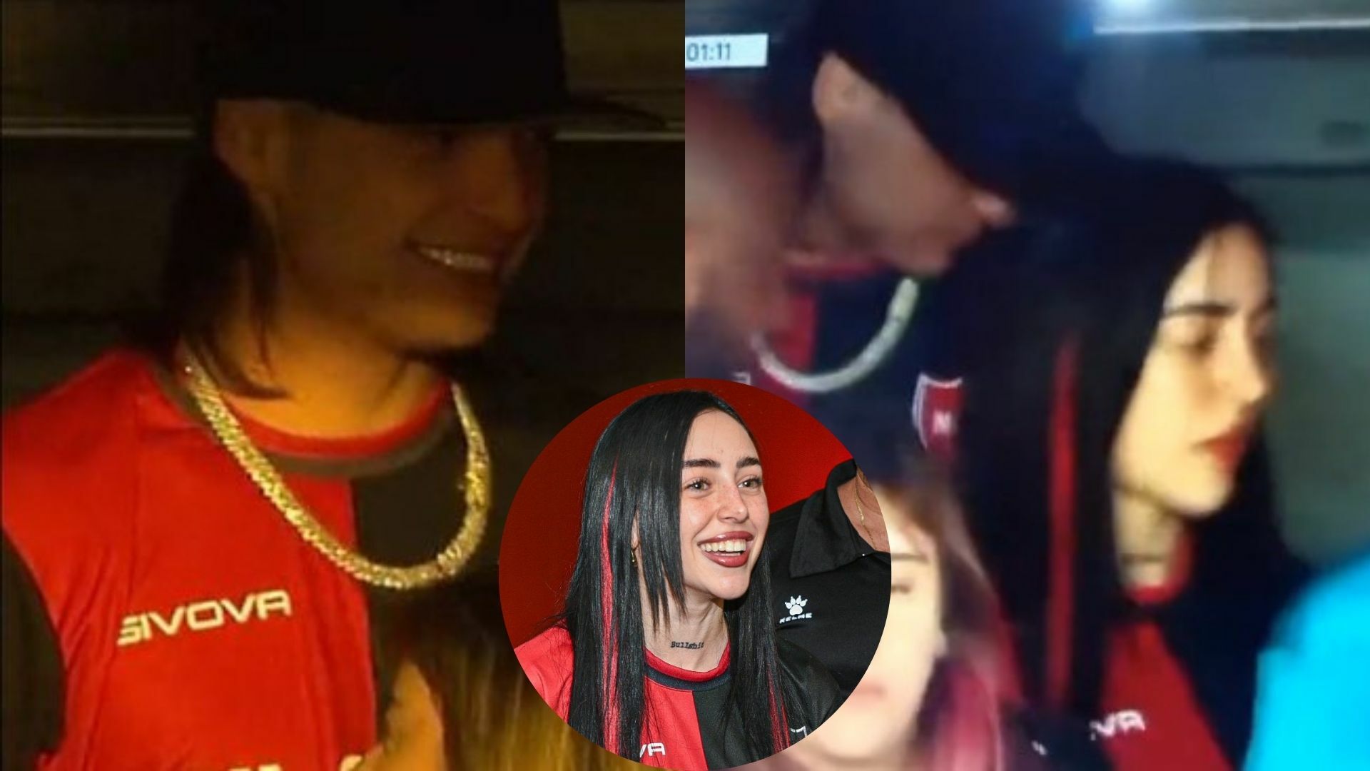 Captan juntos a Peso Pluma y Nicki Nicole en partido de la liga de futbol de Argentina. Noticias en tiempo real