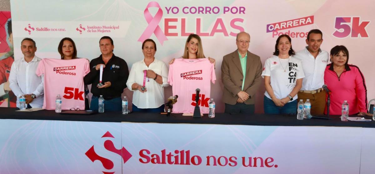 Anuncian Carrera Poderosa 5K en Saltillo a beneficio de mujeres con cáncer. Noticias en tiempo real