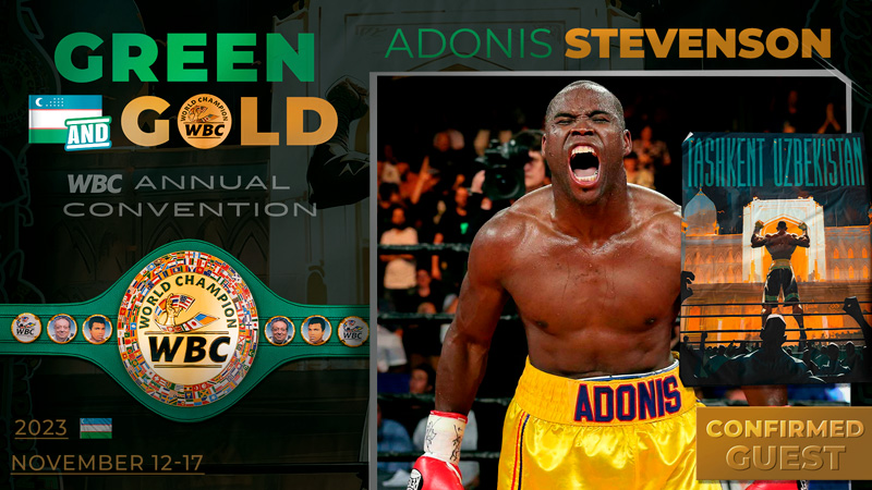 Adonis Stevenson confirma su asistencia a la Convención Anual WBC en Tashkent, Uzbekistán. Noticias en tiempo real