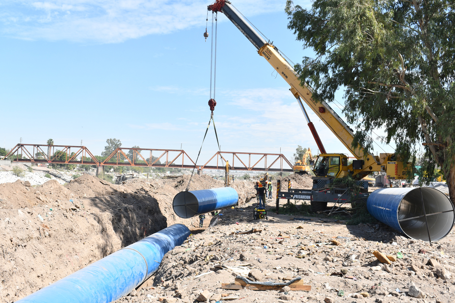 Cambian primer punto de interconexión para recibir agua potabilizada en Torreón. Noticias en tiempo real