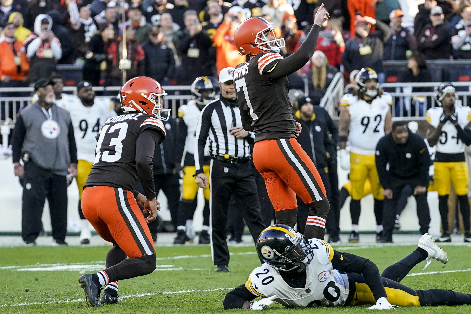 Steelers caen en última jugada contra Browns. Noticias en tiempo real