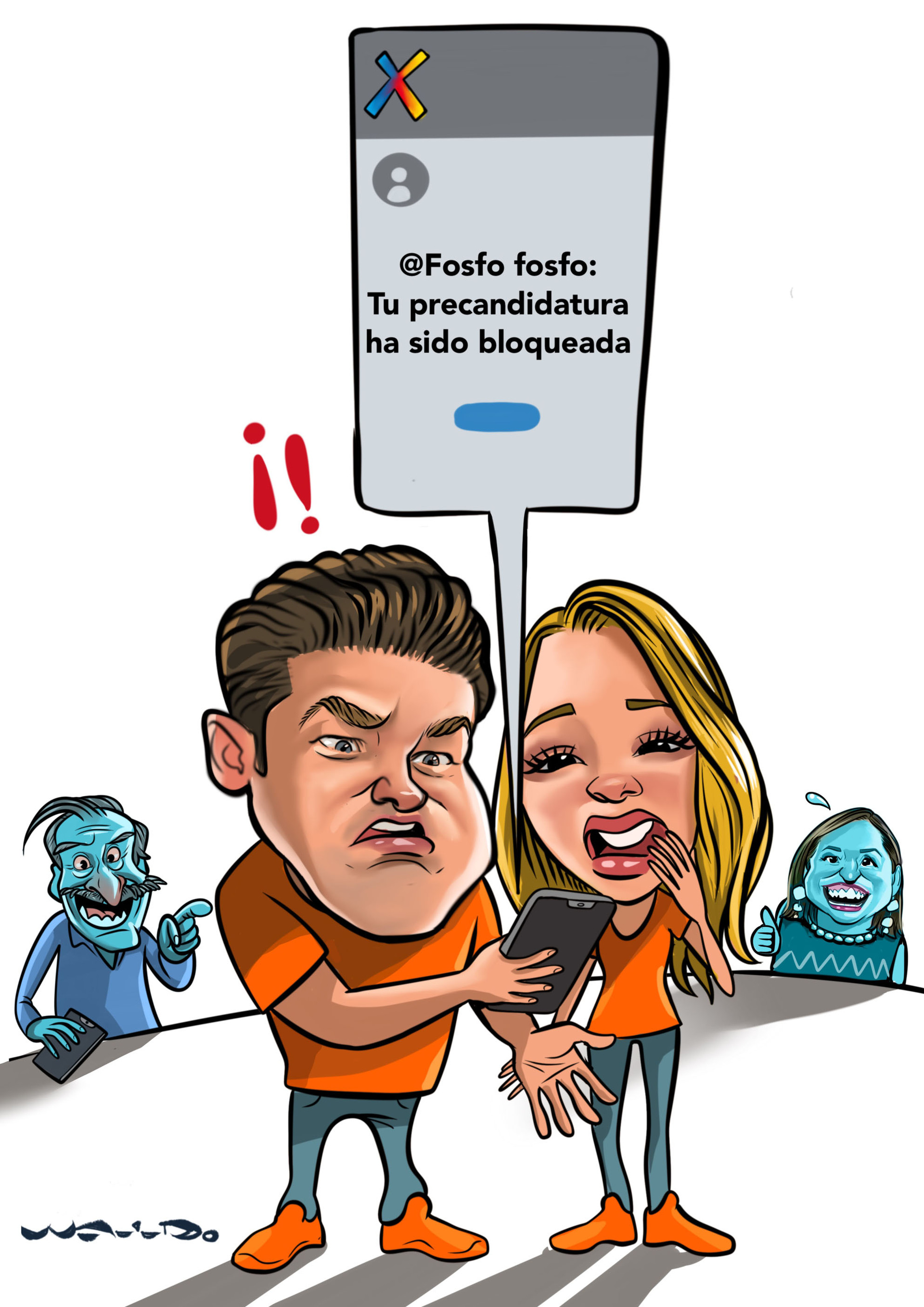 Cartón de Waldo