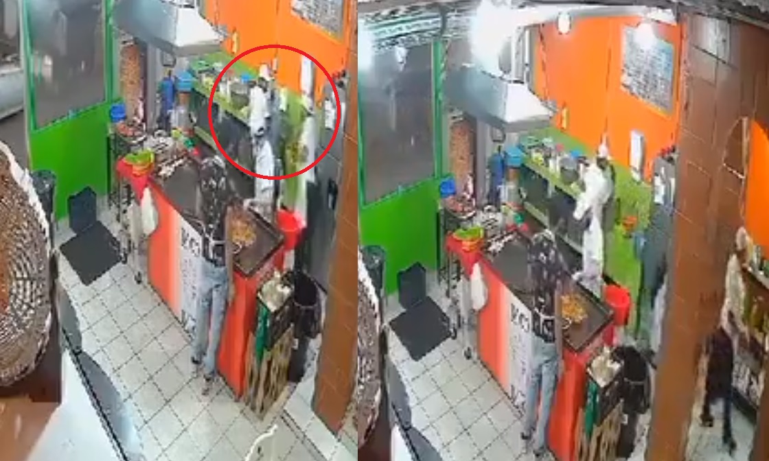 VIDEO: Taquero apuñala a su compañero por bajar el volumen de la música 