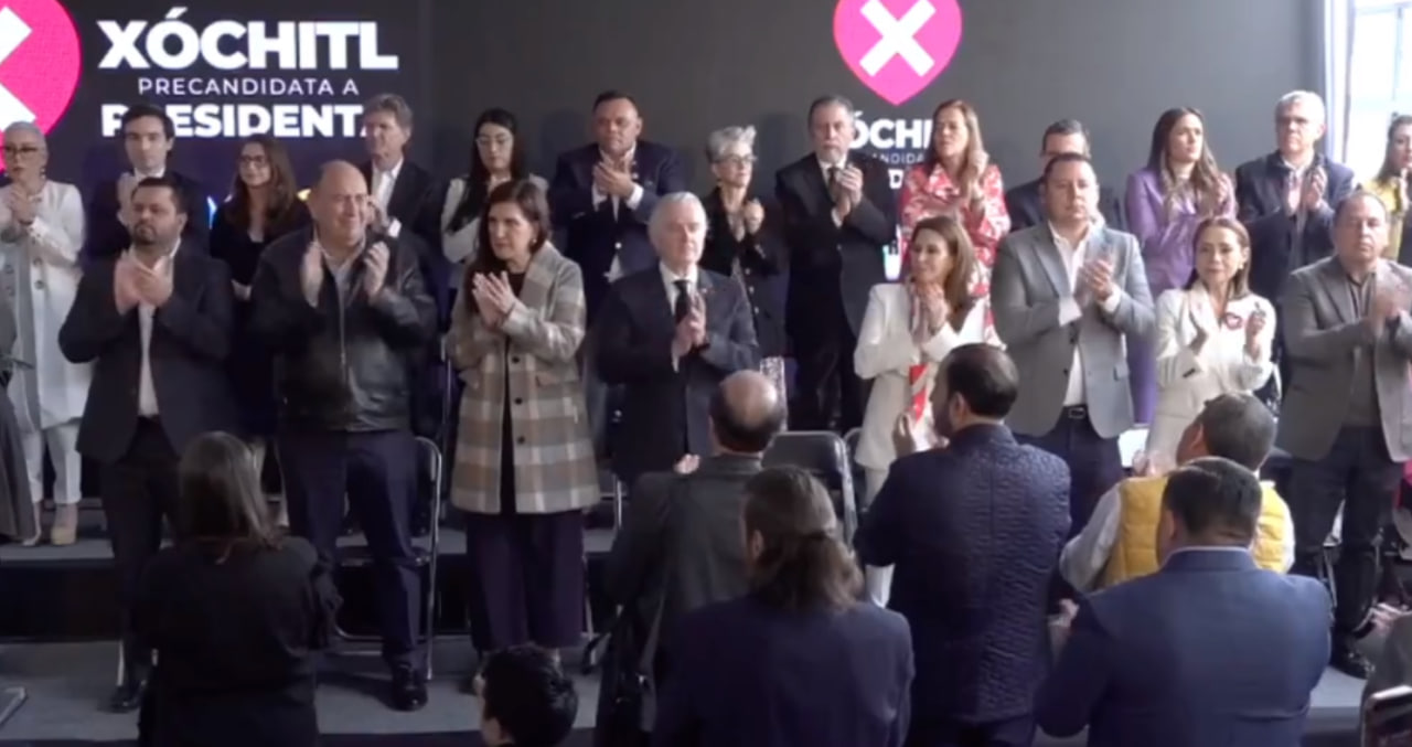 Presenta Xóchitl Gálvez a su equipo de precampaña; figuran Moreira, Zavala y Vázquez Mota