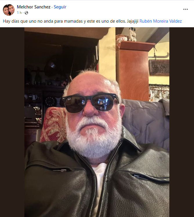 VIRAL: Rubén Moreira desata risas con foto y mensaje en Facebook  