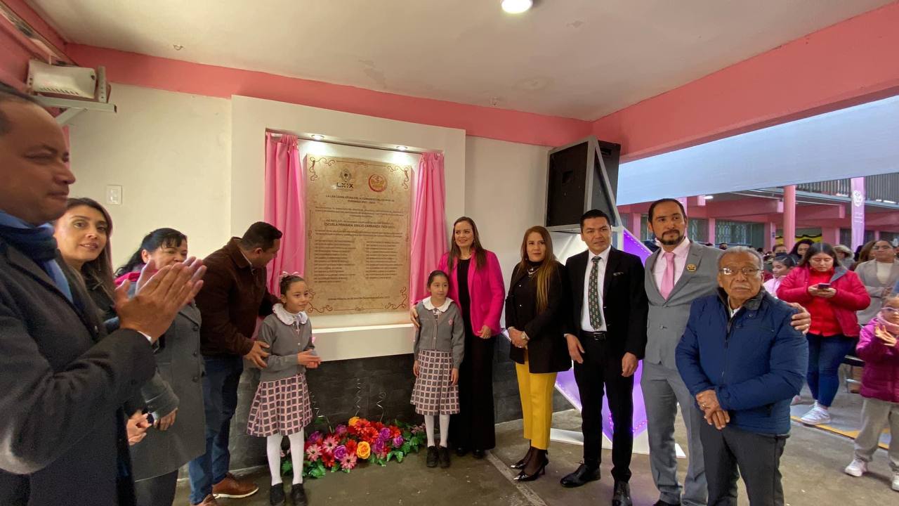 Primaria \'Emilio Carranza\' de Gómez Palacio es reconocida con carácter de centenaria. Noticias en tiempo real