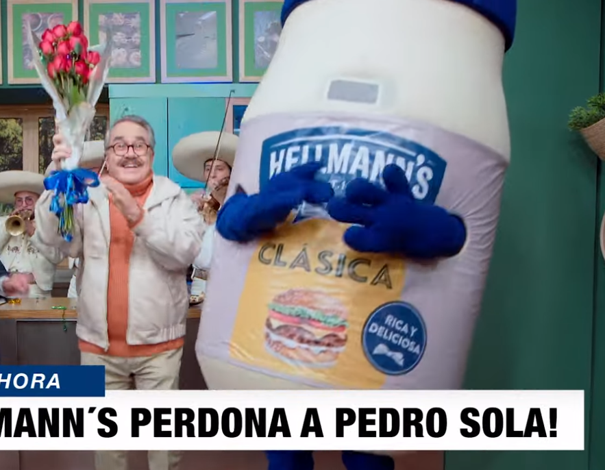 Así fue el reencuentro de Pedrito Sola con mayonesa Hellmann\'s. Noticias en tiempo real