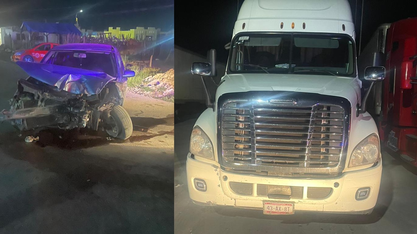 Trailero choca en Gómez Palacio y huye pero es detenido minutos más tarde. Noticias en tiempo real