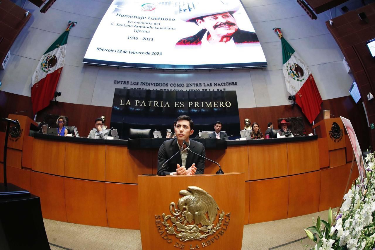 Homenaje en el Senado a Armando Guadiana. Noticias en tiempo real