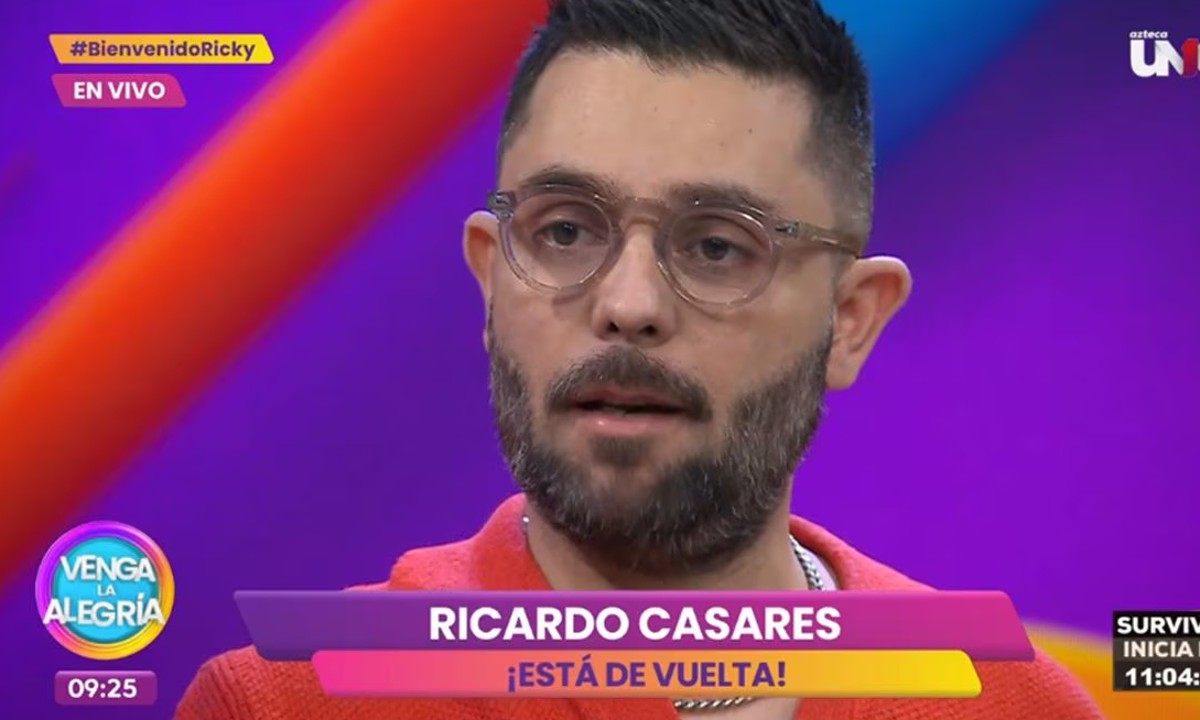 Ricardo Casares está de vuelta en Venga la Alegria tras sufrir de un infarto . Noticias en tiempo real