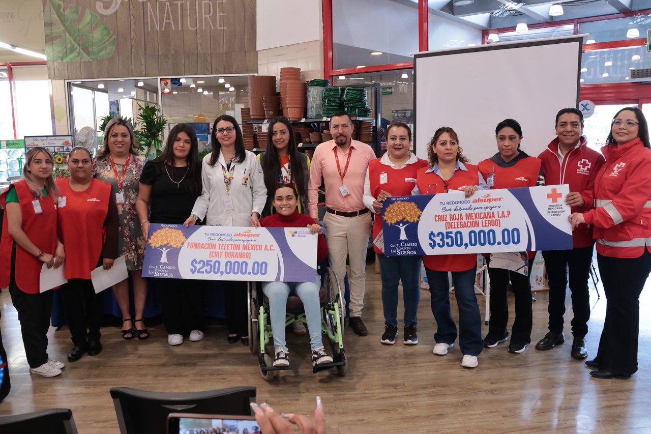 Tiendas Alsuper beneficia a asociaciones con redondeo. Noticias en tiempo real