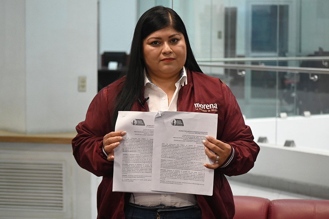 Diputada Delia Aurora Hernández denuncia violencia política de género por candidato de Morena. Noticias en tiempo real
