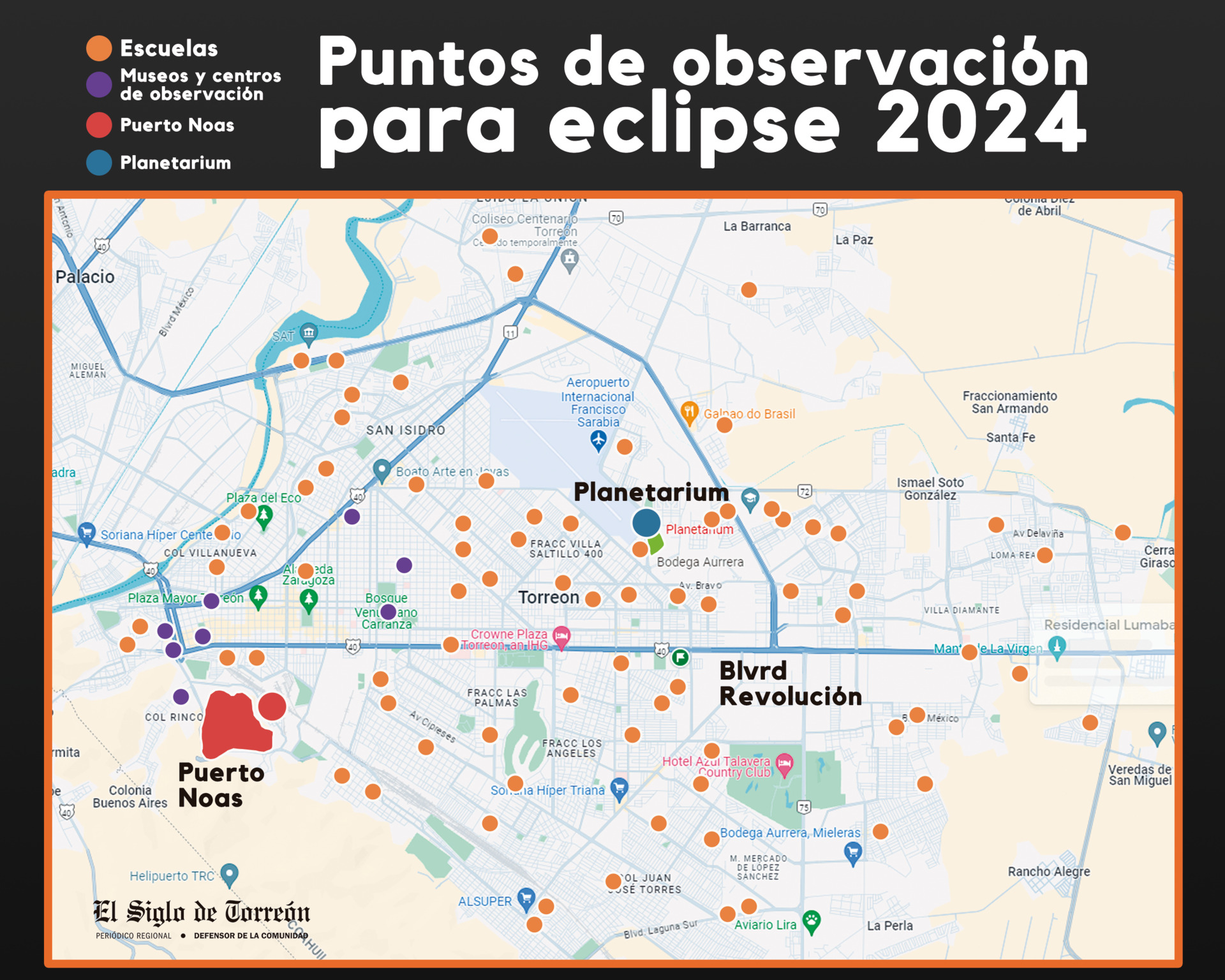 Centros de Observación Segura están listos para el eclipse solar total. Noticias en tiempo real