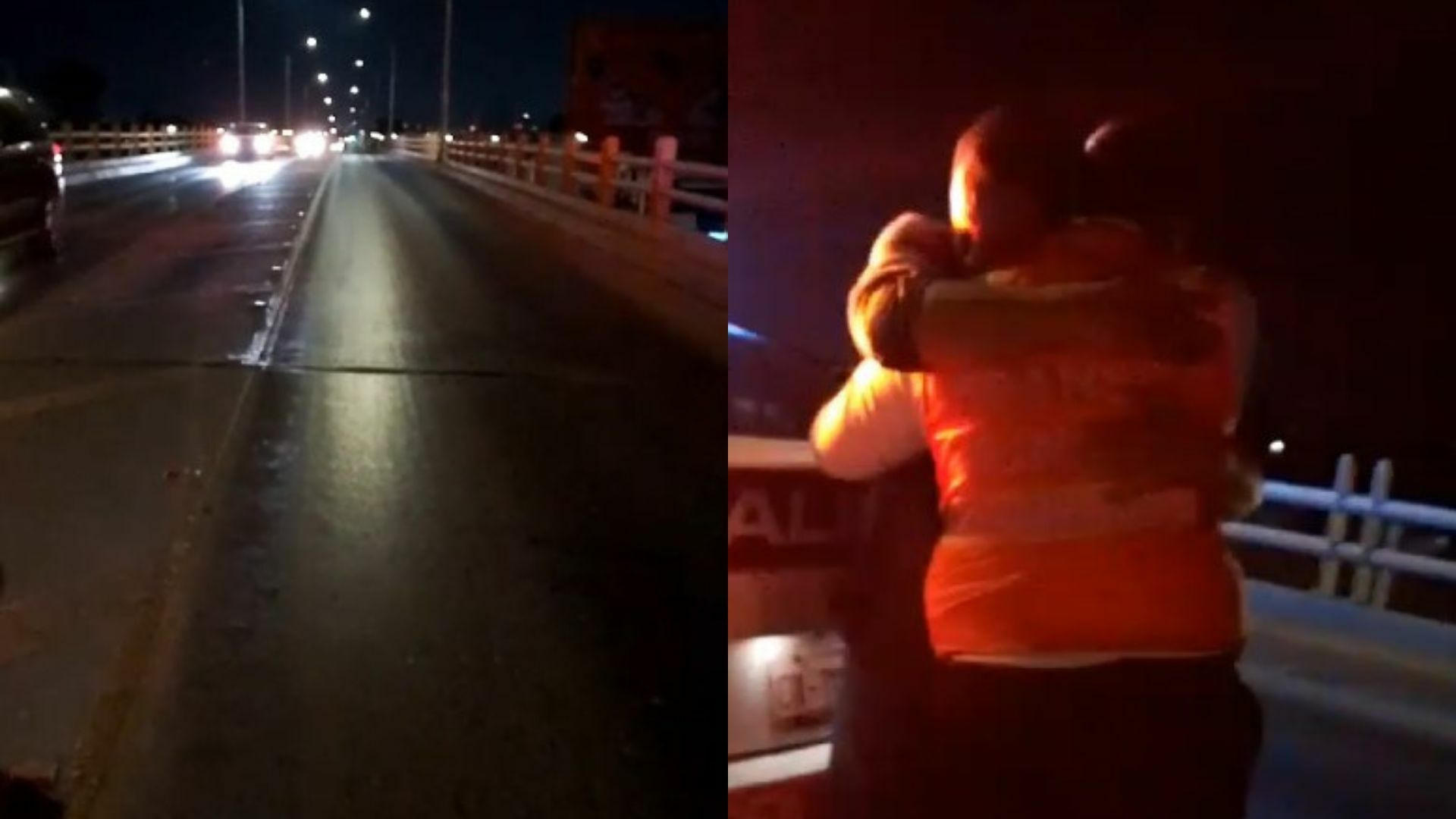 De madrugada, tránsitos salvan la vida de hombre que intentaba brincar de puente vehicular de Torreón. Noticias en tiempo real