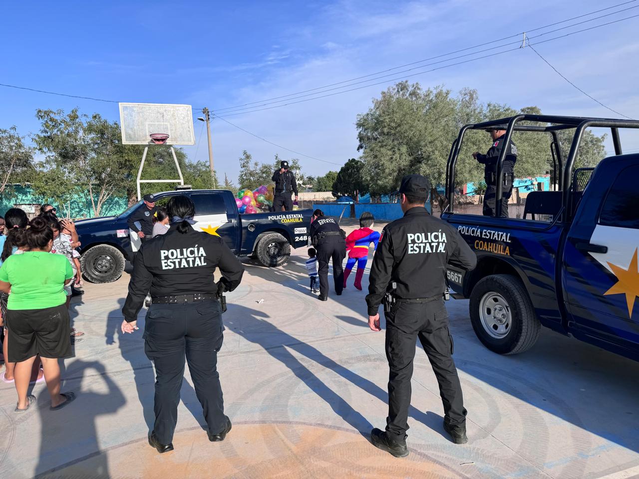 Policía Civil Coahuila celebra el Día del Niño en Matamoros. Noticias en tiempo real