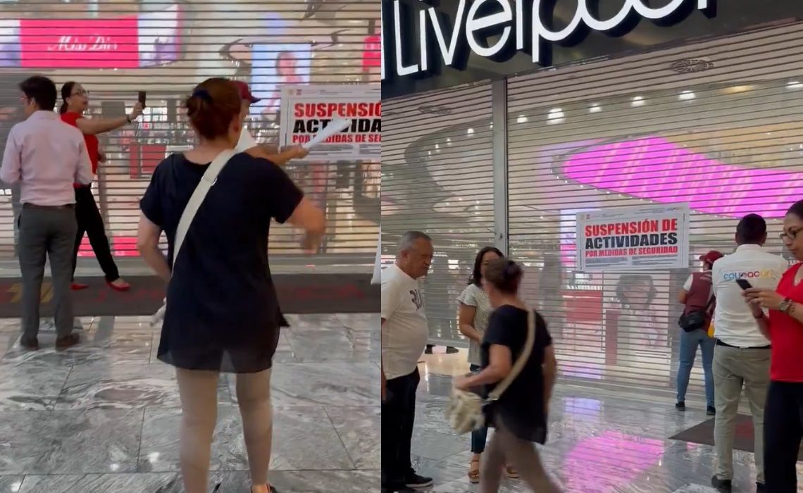 Clausuran tienda de Liverpool con clientes adentro ¿Qué pasó y dónde ocurrió?. Noticias en tiempo real