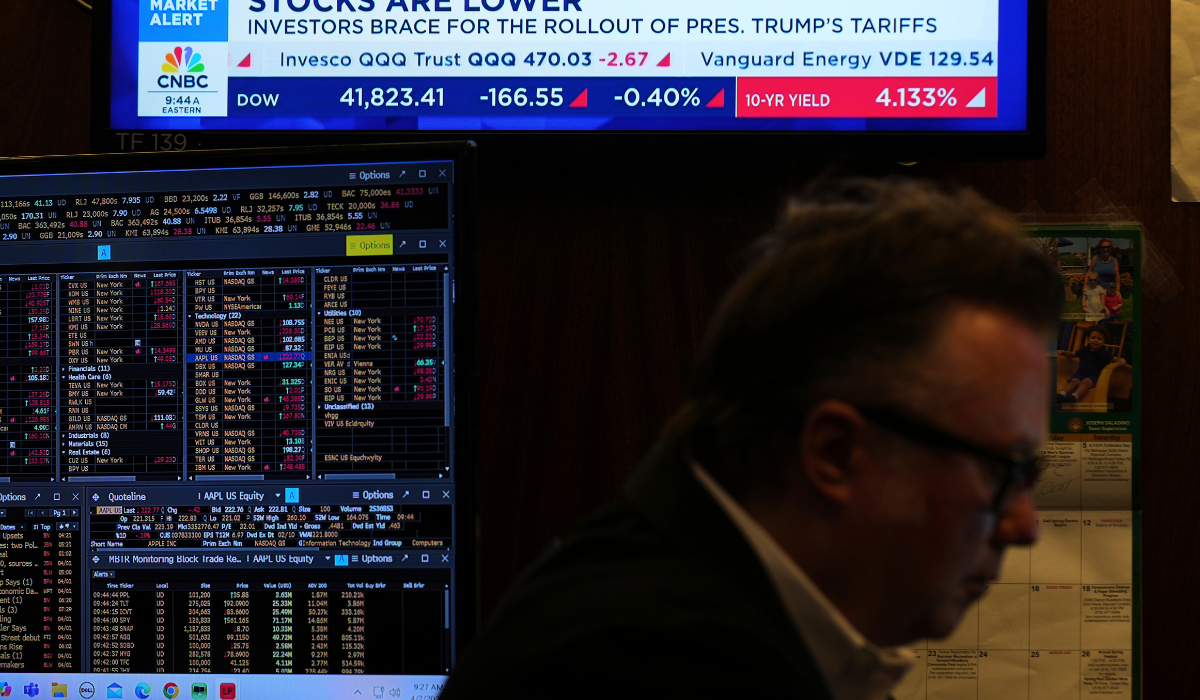 Wall Street cierra en verde minutos antes del anuncio arancelario de Trump. Noticias en tiempo real