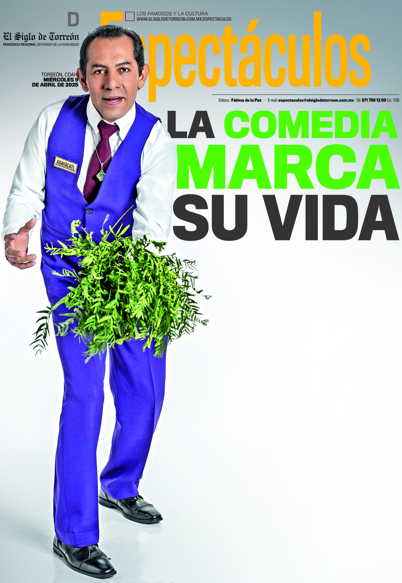 La comedia marca su vida. Noticias en tiempo real